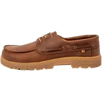 El naturalista pour homme. 252581156005_012 Chaussures en cuir N5258 Nomada marron (46), Plat, Lacets, Casuel