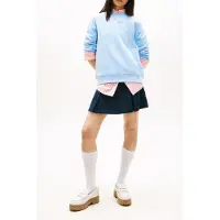 Tommy Hilfiger Ess Logo 2 Crew Sweatshirt Bleu XS Femme