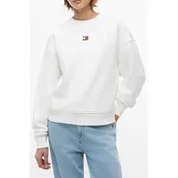 Tommy Hilfiger Bxy Badge Crew Sweatshirt Blanc S Femme