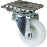 BS Rollen Roulette pivotante pour charges lourdes B10 avec blocage diamètre 125mm capacité de charge 600kg roue en plastique couleur naturelle - N120.B10.127