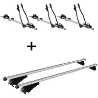 VDP 3x porte-vélos SAGITTAR + porte-vélos Tiger XL compatibles avec Dacia Lodgy à partir de 12 ans