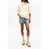 Tommy Hilfiger Dw0dw17324 Hoodie Jaune M Femme