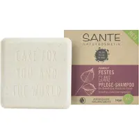 Sante Naturkosmetik Shampooing soin éclat solide Feuille de bouleau bio & protéines végétales 60 g Shampooing