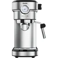 Cecotec Machine à café Express Cafelizzia 790 Steel Pro. Acier Inox, Système Thermoblock, 20Bars, Mode Auto pour 1 et 2 Café(s)