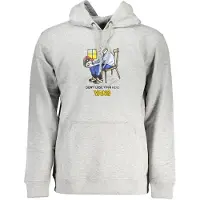 Vans Hommes, Pull-over, Sweat-shirt sans fermeture éclair gris homme, Gris, (S)