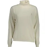 U.s. polo assn. Femmes, Pull-over, Col roulé blanc Us Polo Assn. pour femme, Blanc, (XL)