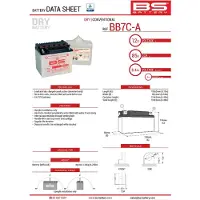 Bs Battery Bb7c-a Gel Battery Clair