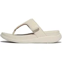 FitFlop FitFlop F-Mode Go Sandales plates à bride entre les orteils, réglables, WEISS 38