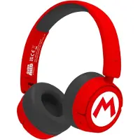 OTL TECHNOLOGIES Super Mario Écouteurs Avec fil &sans fil Arceau Musique USB Type-C Bluetooth Rouge, Noir