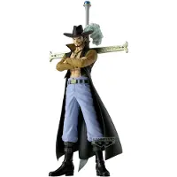 Banpresto One Piece The Grandline Series Extra Dracule.mihawk Figure 17 Cm Bleu