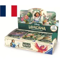 Ravensburger Disney Lorcana JCC : L'île d'Archazia - Présentoir de Boosters (24 Boosters) (Anglais, Français, Affichage du booster)