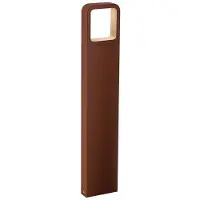 ROSSINI ILLUMINAZIONE Pitt Borne Led 7W Pour Jardin, Lampadaire En Aluminium Ip65, 3000K Corten -