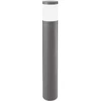 ROSSINI ILLUMINAZIONE Borne Lampadaire Série James Gris - Borne D'Extérieur En Polycarbonate Ip54 Raccordement E27 Pour Ampoule Led 15W - Groupe Rossini