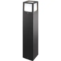 ROSSINI ILLUMINAZIONE Lampadaire Led Oliver Bollard Anthracite 15W Ip65 3000K 65Cm - Groupe Rossini, Éclairage De Jardin Design En Aluminium Moulé Sous Pression