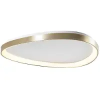 ROSSINI ILLUMINAZIONE Plafonnier Led Lotus 36W 3000K Or Satiné - Lampe Asymétrique Moderne Ip20 Cri80 Dimmable - Groupe Rossini
