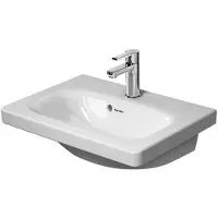 Duravit Plan de toilette DURASTYLE COMPACT avec lavabo HLB 550x400mm 1 trou de robinet blanc (400 mm, 550 mm)