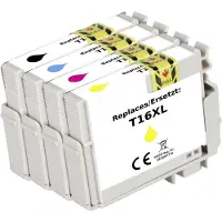 Renkforce Encre Combi Pack Remplace Epson 16XL (C13T163640) Compatible Noir (C, CF, M, Y)