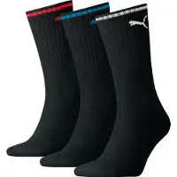 Puma Chaussettes unisexe Chaussettes Paquet de 3 femme - Noir - 43 / 46