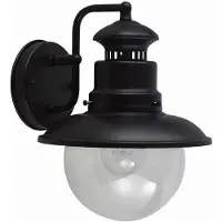 Elstead Lighting Applique murale industrielle d'extérieur noire E27 60 W Shipston