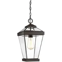 Elstead Lighting Suspension d'extérieur en verre Western Brown E27 60W Ravine