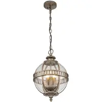 Kichler Suspension d'extérieur en bronze oxydé E14 40 W Halleron