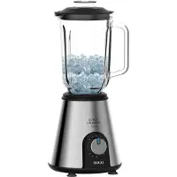Sogo SS-5530 SuperCrusher Mixeur | Mixeur en verre, 5 vitesses, 1,5 l broyeur à glace, 1000 W - Acier inoxydable
