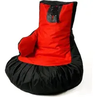 Big Buy Cooking Gants de boxe Puff GO GIFT Noir Rouge Oxford