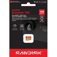 SanDisk Extreme GO, 128 Go, MicroSDXC, UHS-I, 240 Mo/s, 120 Mo/s, Classe 3 (U3)