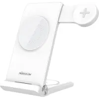 NILLKIN PowerTrio 3in1 Wireless Charger MagSafe pour Samsung Watch blanc