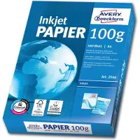 Avery Bright White Inkjet Papier - Papier ordinaire - blanc - A4 (210 x 297 mm) - 100 g/m² - 500 feuille(s)