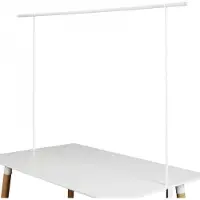 Home Deco Factory Barre décoration de table ajustable - L 250 cm x l 20 cm - Blanc