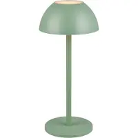 RL LIVE YOUR LIGHT Lampe de table LED rechargeable RICARDO, vert pistache, 2 W, blanc chaud, 240 lm, plastique, dimensions : 30 x 13,5 x 13,5 cm, IP54, RL