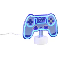 TRIO Lampe de table LED Control bleu-blanc 2 W, lumière bleue 170 lm, plastique, dimensions : 18 x 22,8 x 8,5 cm, IP20, RL