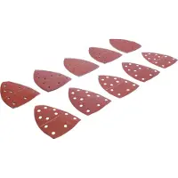 Bgs DIY 80819 Jeu de feuilles abrasives pour ponceuses Multi | 145 x 100 mm | K 40 - 400 | 25 pcs.