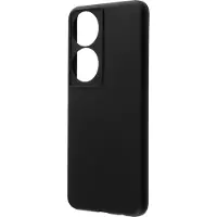 Wave Soft Touch Silikonisuoja, Honor X7b, Musta (Honor X7), Coque pour téléphone portable, Noir