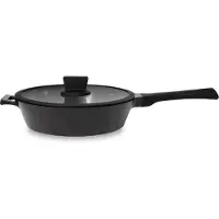 Opa Cerapro Frying Pan with Lid, 28 cm, Poêle + casserole, Noir