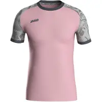 Jako Iconic Maillot à Manches Courtes Hommes - Rose Dusky / Gris Mou / Anthra Light