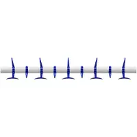 Kartell Hanger Portemanteau Mural L 90 cm x H 17 cm | Cobalt