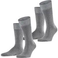 Falke Chaussettes 'Happy' gris chiné