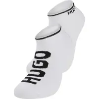 HUGO Chaussettes noir / blanc