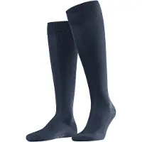 Falke Mi-bas Bleu espace, Unicolore