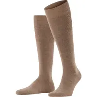 Falke Mi-bas Noix de muscade, Unicolore