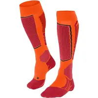 Falke - Chaussettes de ski - SK2 Intermediate M Flash Orange pour Homme en Laine - Taille 42-43