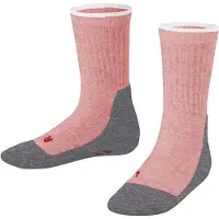 Falke Chaussettes gris foncé / rose chiné / rouge foncé