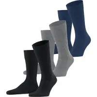 Falke Chaussettes bleu marine / gris chiné / noir