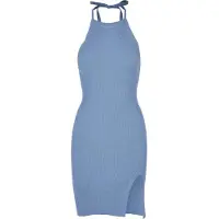 Urban Classics Robes en maille bleu ciel
