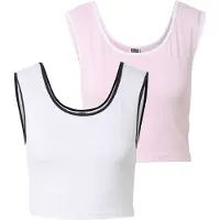 Urban Classics Haut rose / noir / blanc naturel