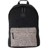 Rip Curl Sac à dos pour femmes, modèle Dome, 18 litres, en corde, taille unique, couleur : noir