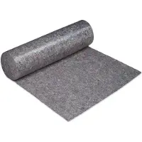 Relaxdays Bâche de protection , rouleau de bâche de protection, 1 m x 50 m = 50 m², antidérapante, hydrofuge, 300 g/m², travaux de peinture, déménagement, gris