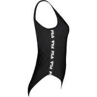 FILA Femmes, Maillot de bain, Maillot de bain une pièce noir pour femme, Noir, (XS)
